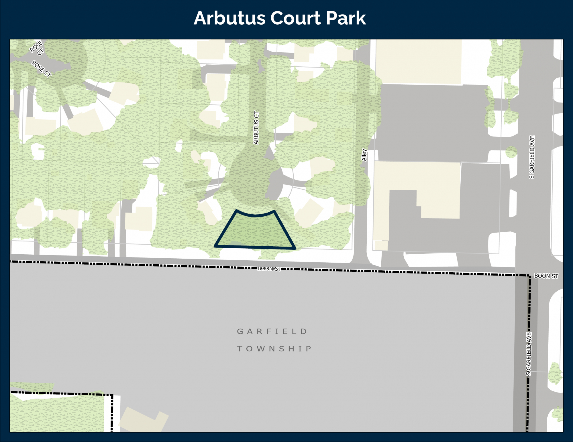 Arbutus Court Park Map